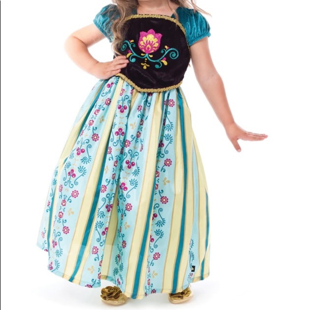 Little Adventures - Anna Costume Dress - Size Toddler 3-5